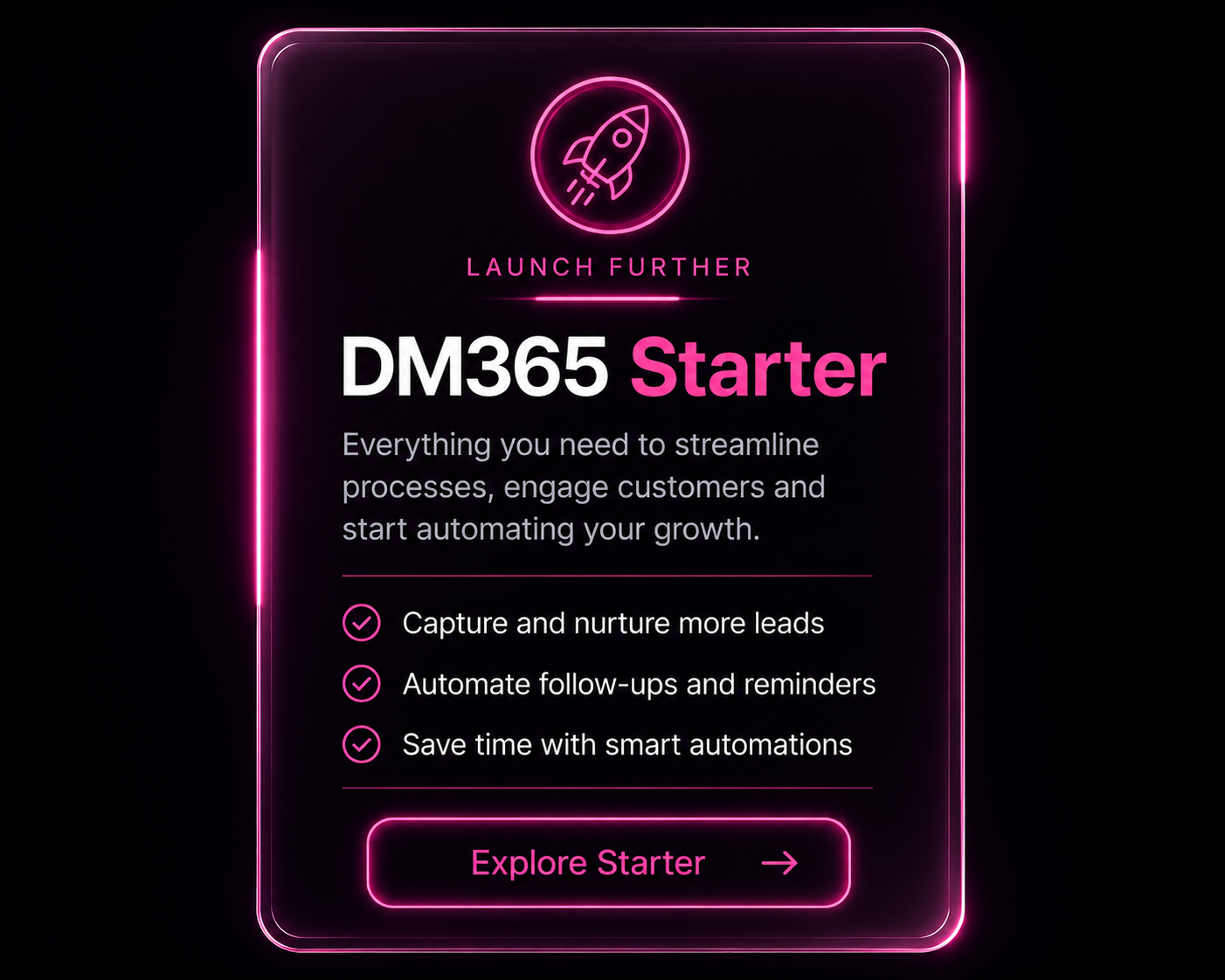 DM365 Package Card - Starter DM365 Package Card - Starter