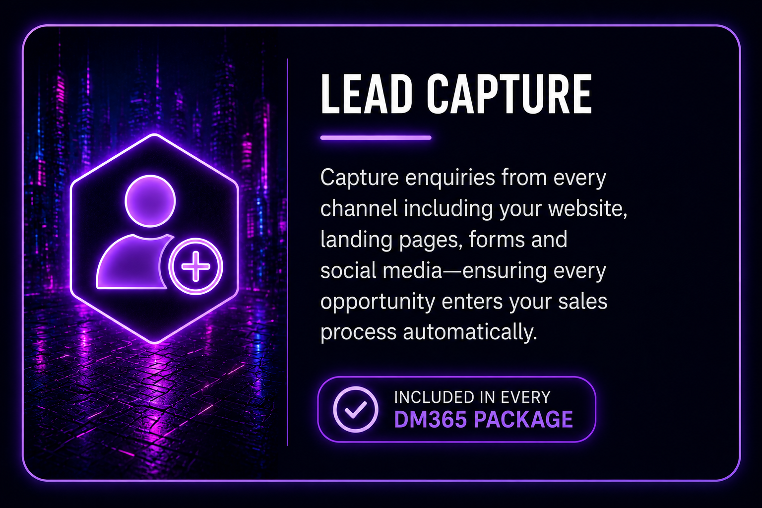 DM365 Foundation Card 1 - Lead Capture